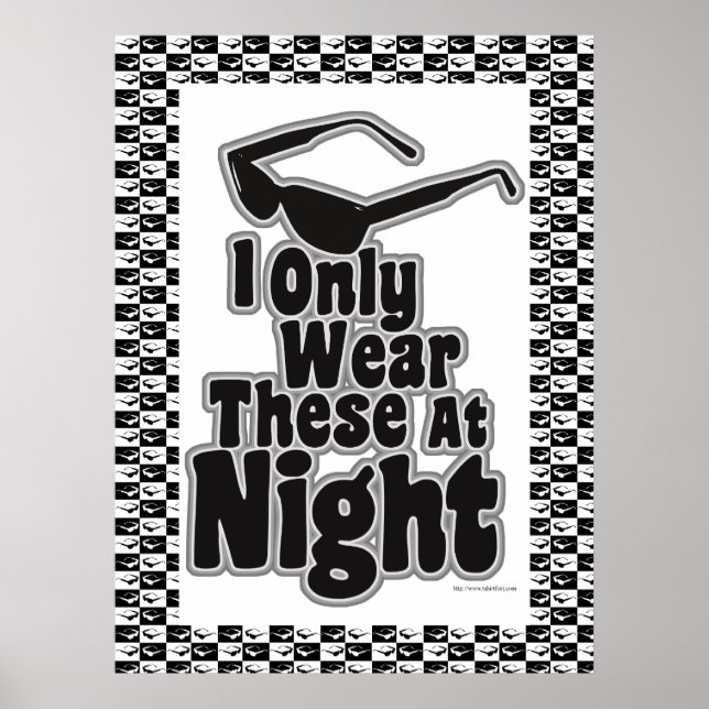 ¡Gafas de sol después de la oscuridad! Póster (Frente)