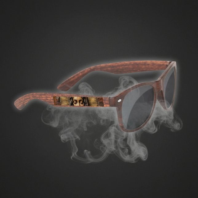 Gafas De Sol Devoción Tallada Madera María (Subido por el creador)