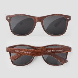 Gafas De Sol Dibujo de citas de nombres personalizados