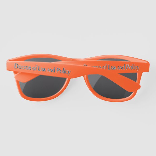 Gafas De Sol Doctor en Derecho y Política (Reverso)