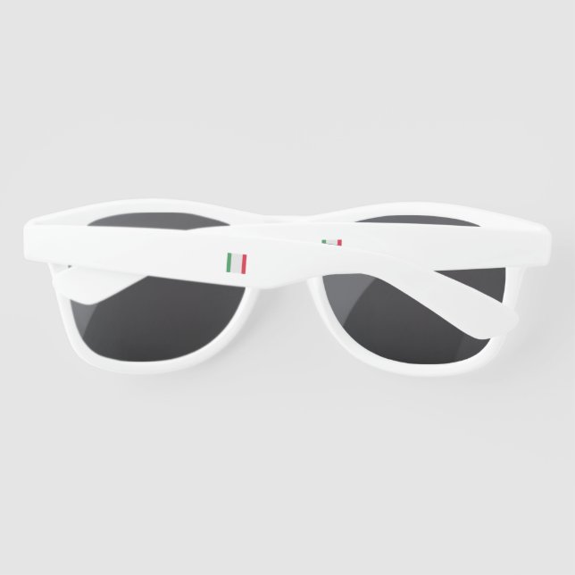 Gafas De Sol Emblema de bandera de Italia (Reverso)