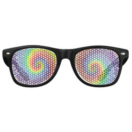 gafas de sol espirales de tinte arco iris