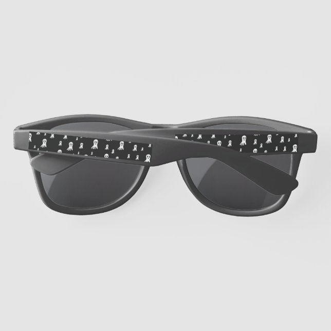 Gafas De Sol Fantasmagóricos fantasmas de Halloween  (Reverso)