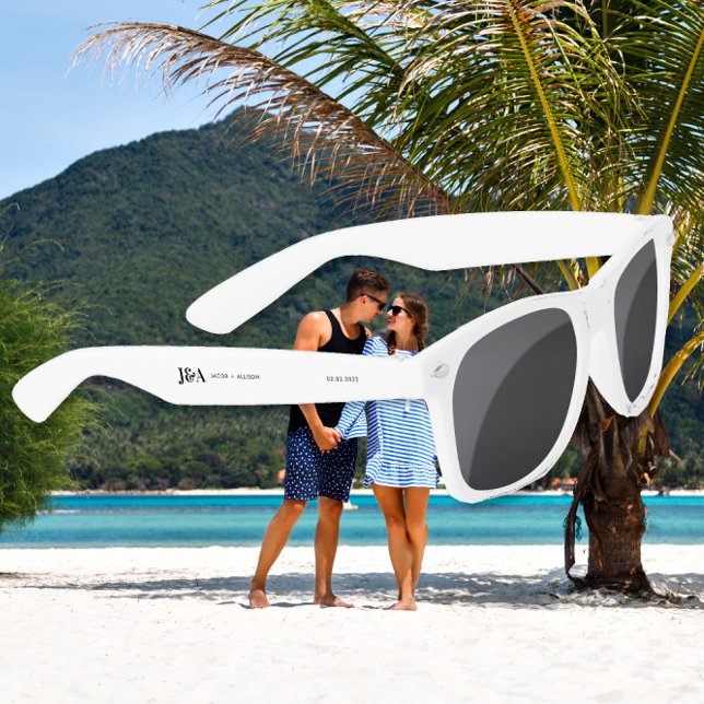 Gafas De Sol favor de la boda monocasco con chocolate elegante (Subido por el creador)