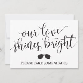 Gafas de sol favorecen el Rótulo - Nuestro amor br