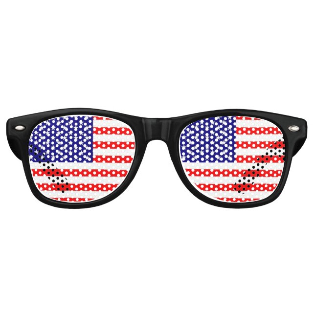 Gafas de sol fiesta - Bandera de Estados Unidos (Anverso)