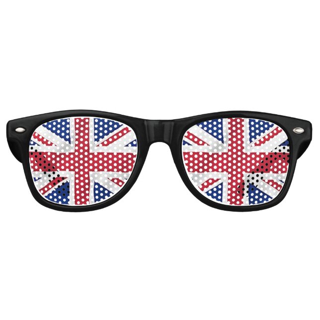 Gafas de sol fiesta - Bandera del Reino Unido (Anverso)