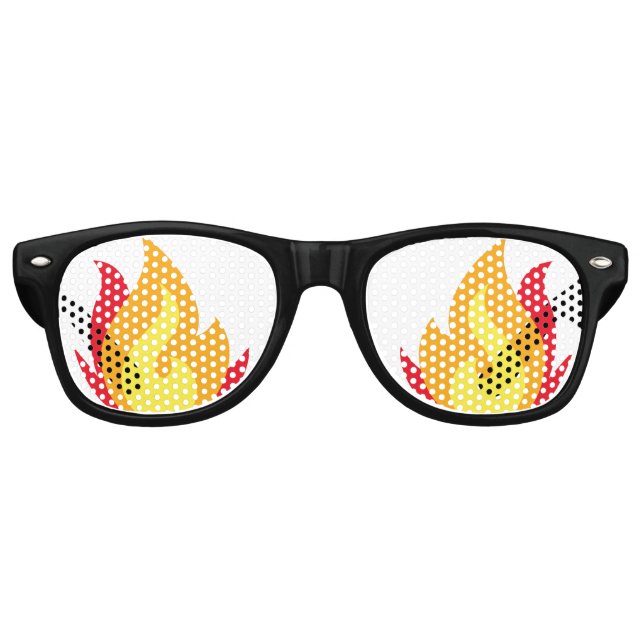 Gafas de sol Fiesta de Emoji de fuego (Anverso)