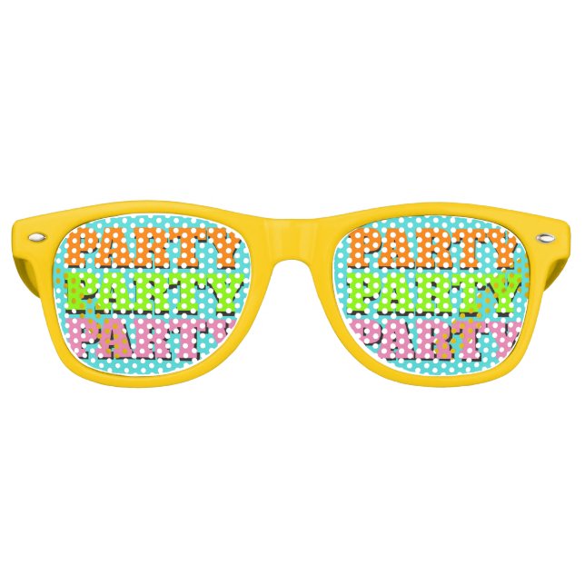 Gafas de sol "FIESTA" de los ochenta definitivos (Anverso)