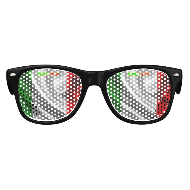 Gafas de sol Fiesta de MYETV (bandera italiana) (Anverso)