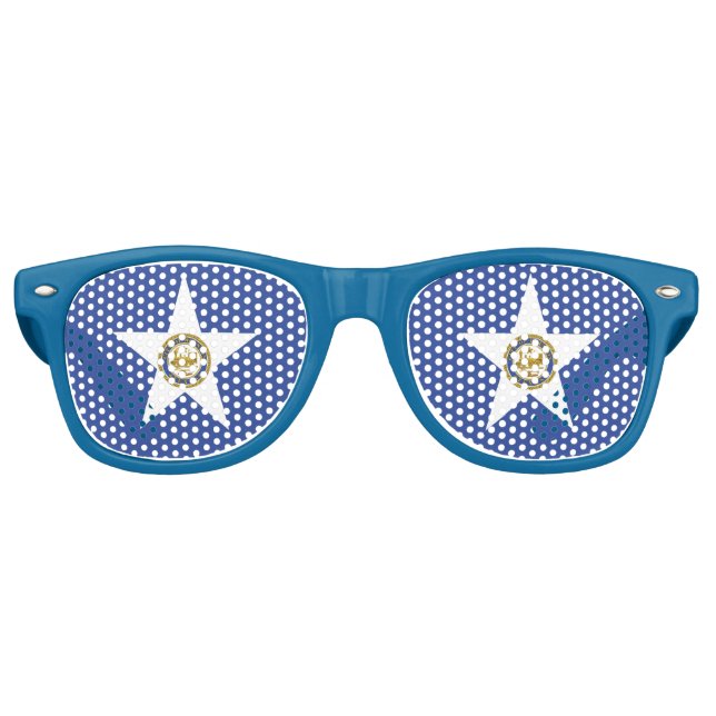 Gafas de sol fiesta Shades - bandera de Houston (Anverso)