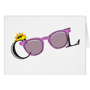 gafas de sol frescas con sol divertido