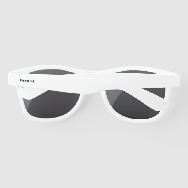 Gafas De Sol Hashtag de SKI de APRES (Reverso)