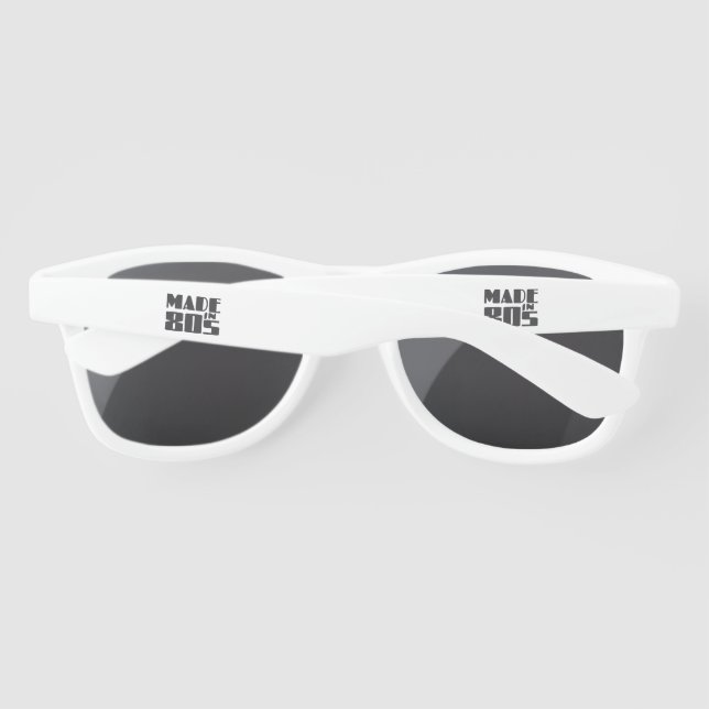Gafas De Sol Hecho en los años 80 (Reverso)
