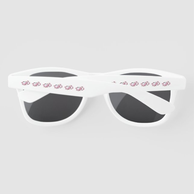 Gafas De Sol Infinito con las flores de flores de Sakura Blosso (Reverso)