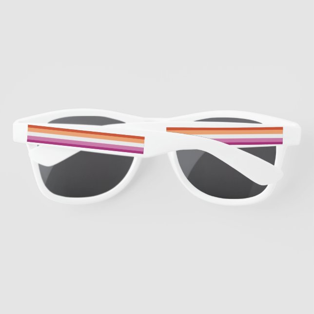 Gafas De Sol Lesbian Flag (Reverso)