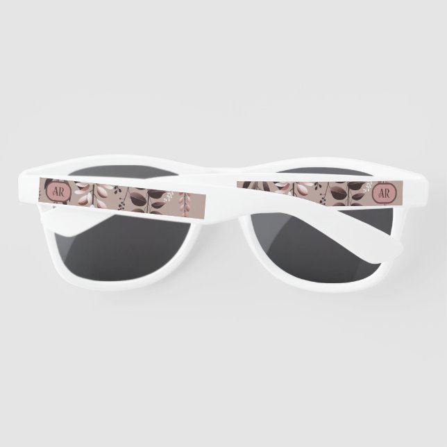 Gafas De Sol Monograma Rosa de cacao Wisteria Armonía (Reverso)