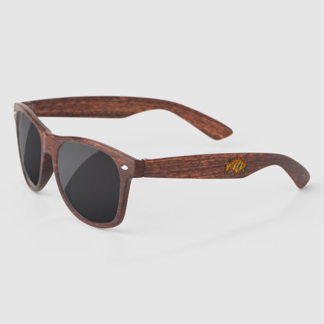 Gafas De Sol Mosaico de pescado de oro (Izquierda)