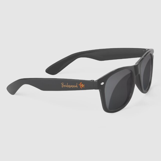 Gafas De Sol Naranja dulce veraniega tortuga de honor con nombr (Derecha)