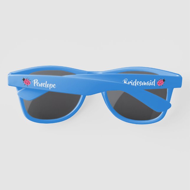 Gafas De Sol Novia de Ladybug con nombre (Reverso)
