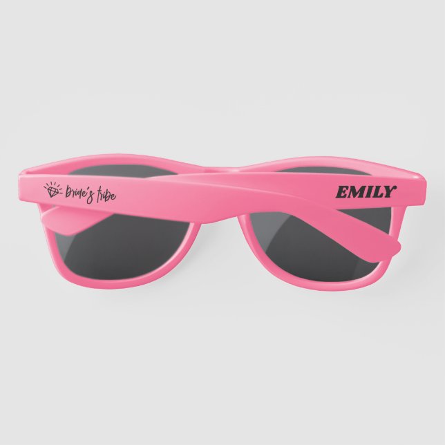 Gafas De Sol Novia Tribu de Soltera Personalizada (Reverso)
