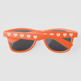 Gafas de sol para el equipo naranja de la guerra d