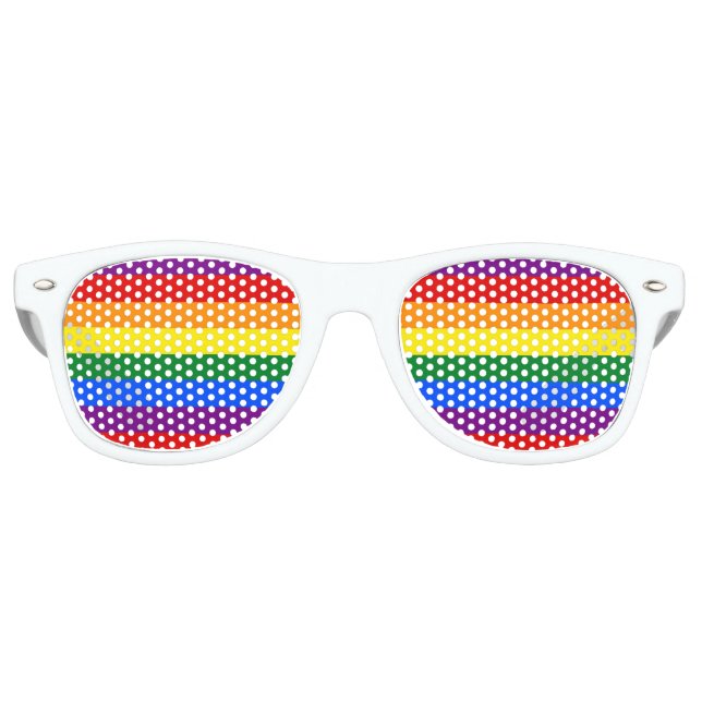 Gafas de sol para fiesta de arcoíris (Anverso)