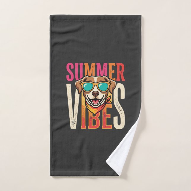 Gafas de sol para perro Summer Vibes (Toalla de mano)