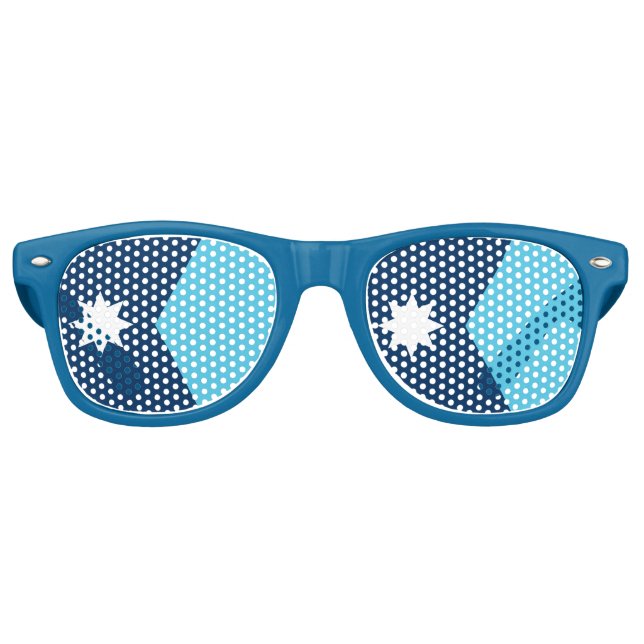 Gafas de sol Party Shades con la bandera de Minnes (Anverso)