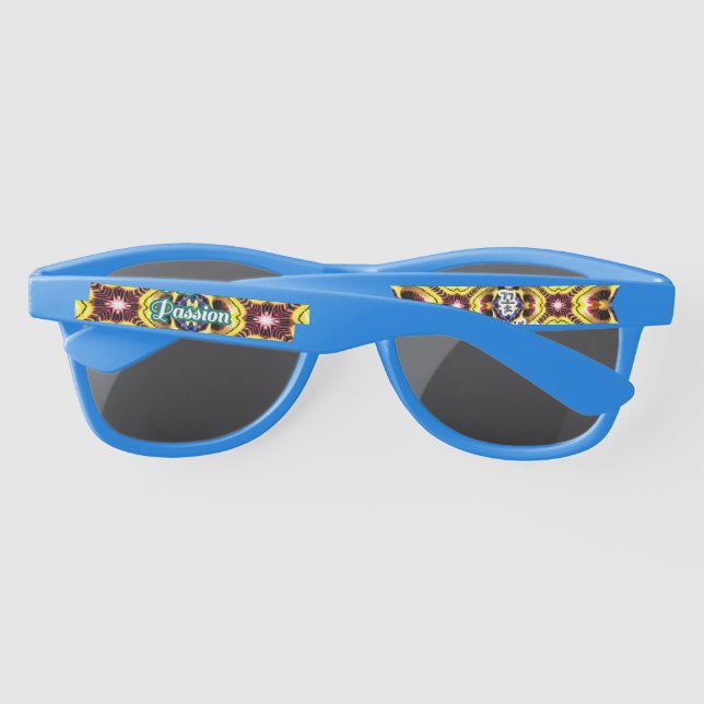 Gafas De Sol Patrón de Caerulea de Passiflora (Reverso)