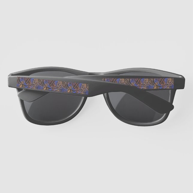 Gafas De Sol Patrón de impresión lujoso Leopard y Zebra (Reverso)