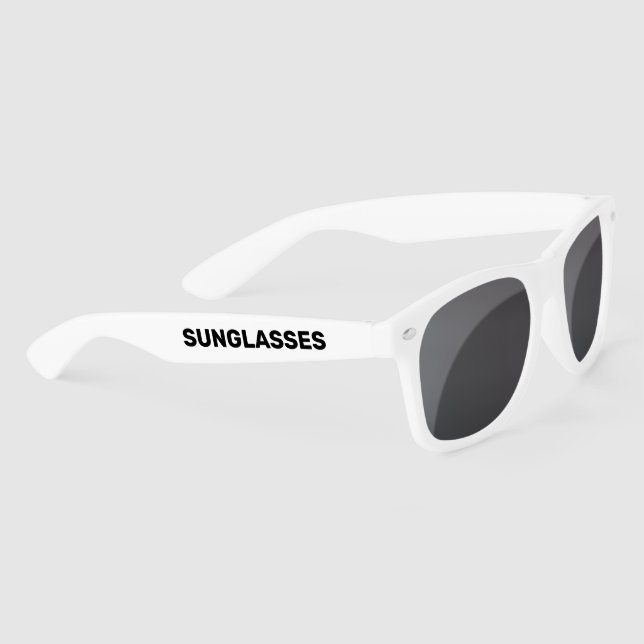 Gafas de sol que dicen gafas de sol (Derecha)