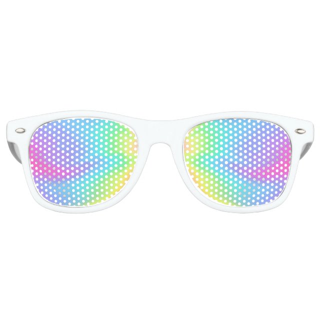 Gafas de sol retro Fiesta holográfico (Anverso)