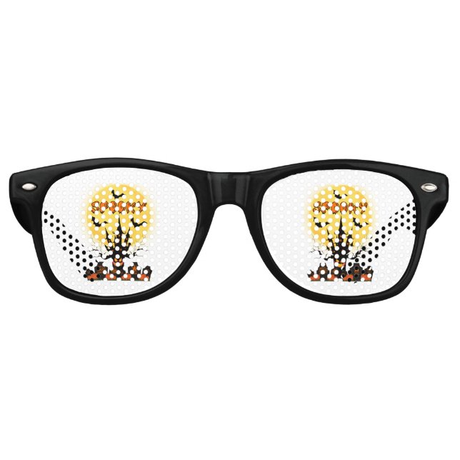 Gafas de sol retro para fiesta de luna de Hallowee (Anverso)