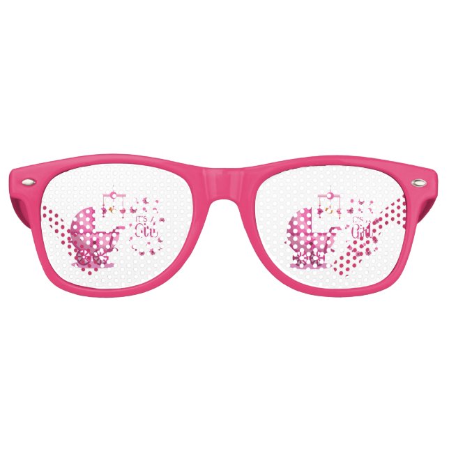 Gafas de sol retro para fiesta de niña (Anverso)