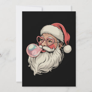 Gafas de sol rosadas de chicle de Santa Navidad Xm