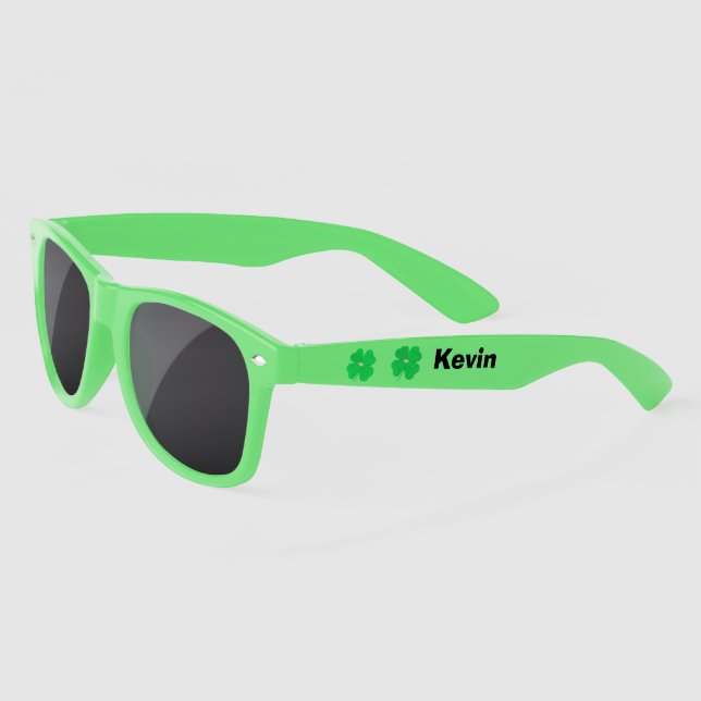 Gafas De Sol Shamrock Green St. Patrick's Day 4Kevin (Izquierda)
