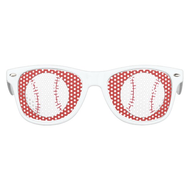 Gafas de sol temáticas de béisbol- Favor de la fie (Anverso)