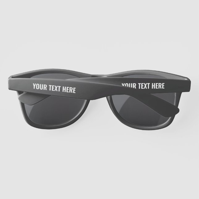 Gafas De Sol Texto personalizado Fiesta de Despedida de Soltera (Reverso)