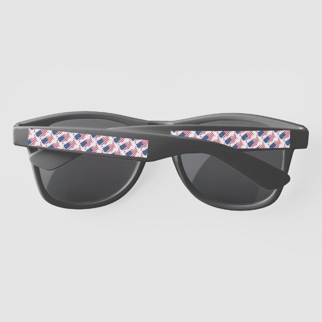 Gafas De Sol US AMERICA FLAG Patriotic USA American (Reverso)