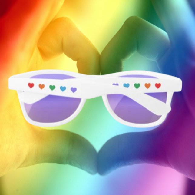 Gafas de sol Vibes Corazón Arcoíris (Subido por el creador)