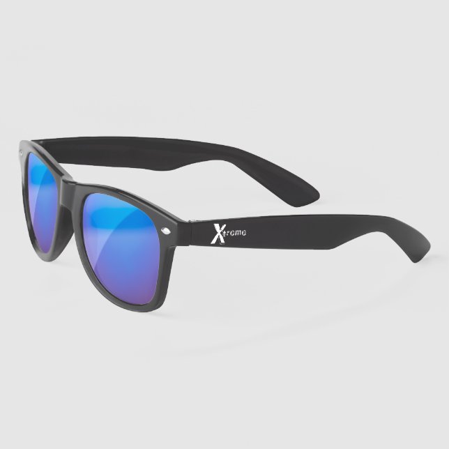Gafas De Sol Xtreme Urban Street Style Typographic White Text (Izquierda)