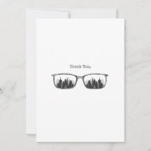 Gafas personalizables y tarjeta de felicitación de
