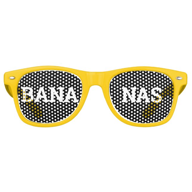 Gafas retro BANANAS / Gafas de sol divertidas para (Anverso)