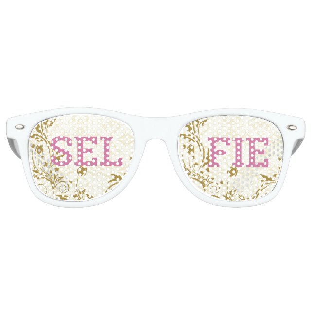 Gafas retro SELFIE / Gafas de sol divertidas para  (Anverso)