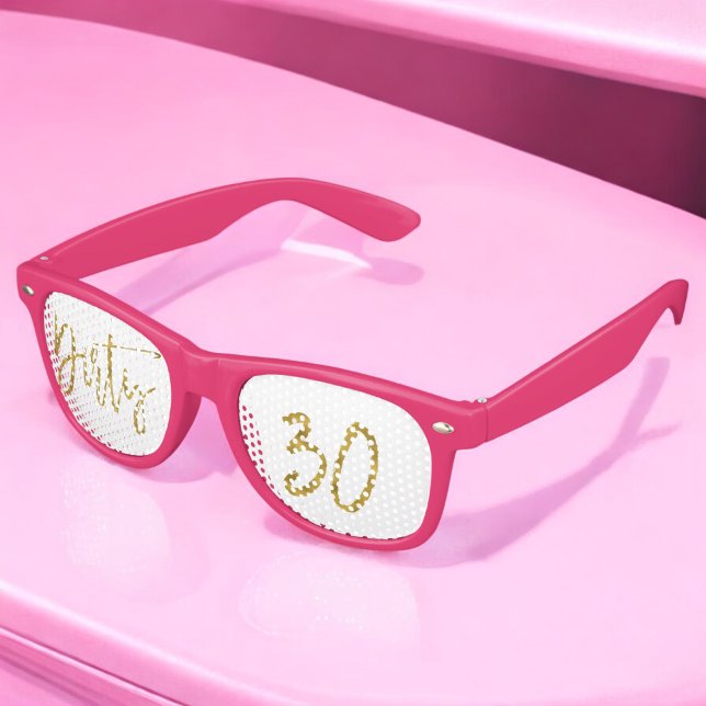 Gafas sucias de fiesta de cumpleaños de 30 Relieve (Subido por el creador)