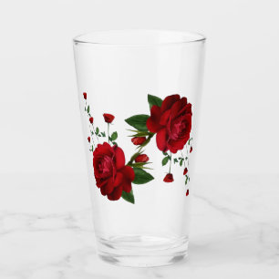 Gafas y tazas de flores nuevas y únicas de rosa