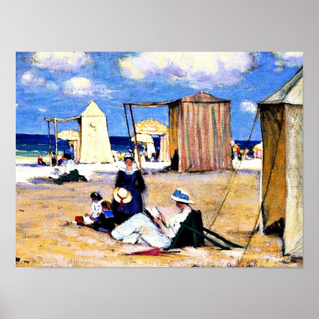 Gagnon - La playa de Dinard, arte fino (Frente)