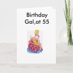 Gal de cumpleaños, a los 55 diseños de tarjetas de
