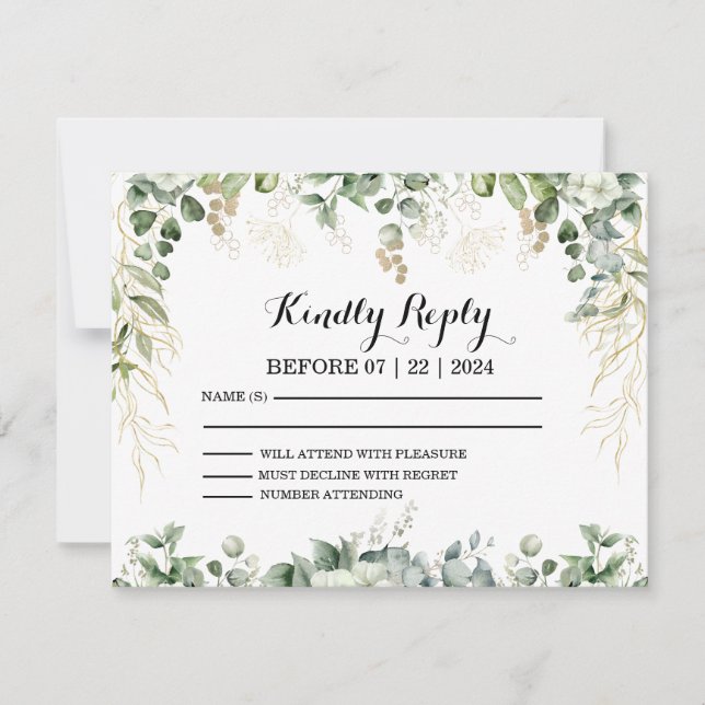 Gala del Jardín de Oro: RSVP to Our Botanical (Anverso)